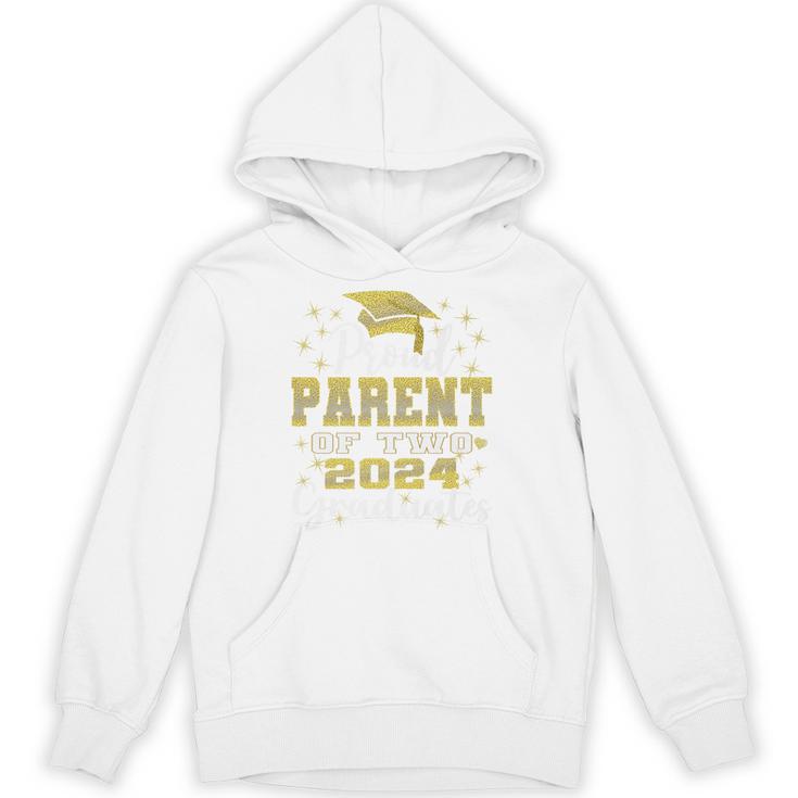 Proud Parent Of Two 2024 Graduate Class 2024 Graduation Premium Unisex Hoodie