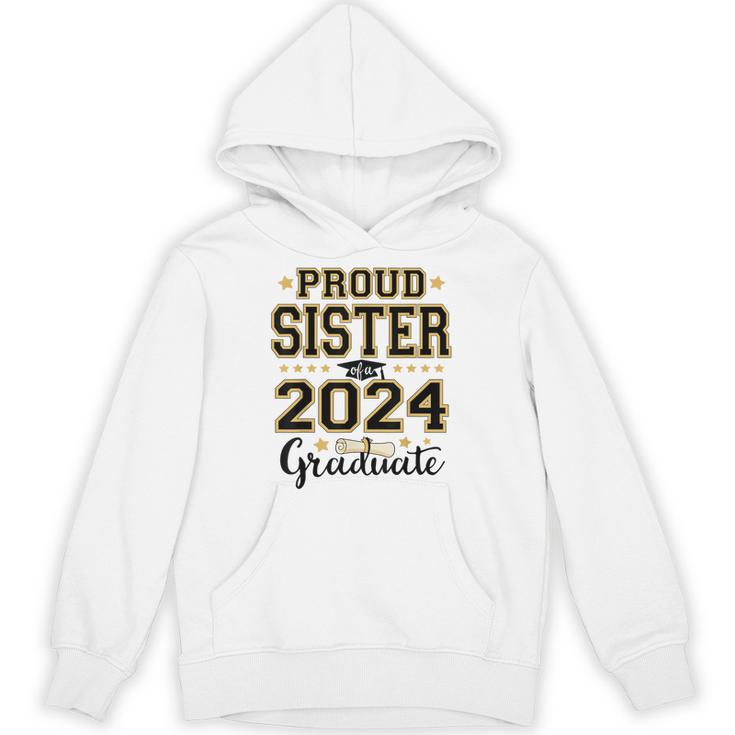 Proud Sister Of A 2024 Graduate Senior Graduation Unisex Hoodie