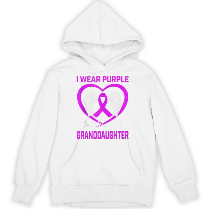 Purple In Memory Of Granddaughter Epilepsy Memorial Graphic Unisex Hoodie