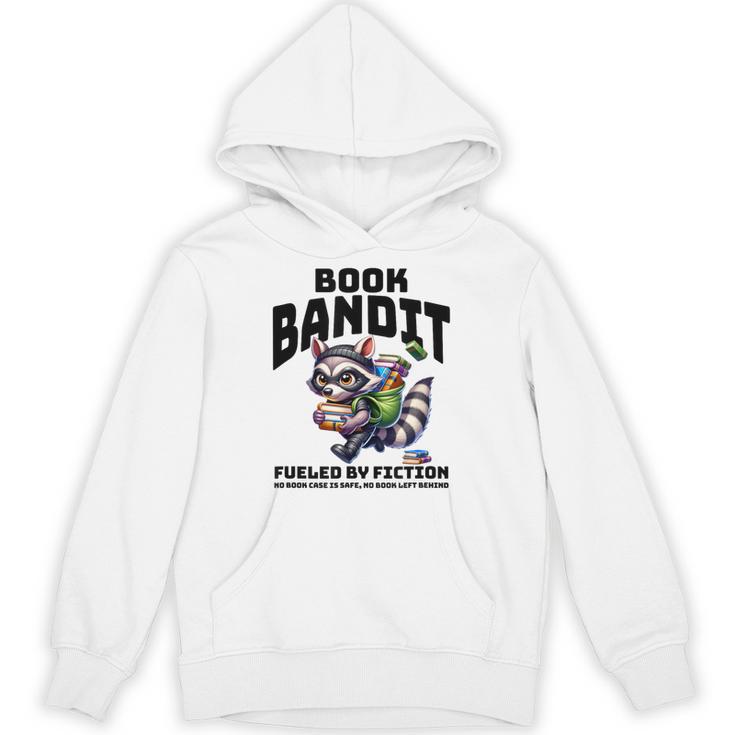 Racoon-Bookworm-Book Bandit-Fueled By Fiction Unisex Hoodie