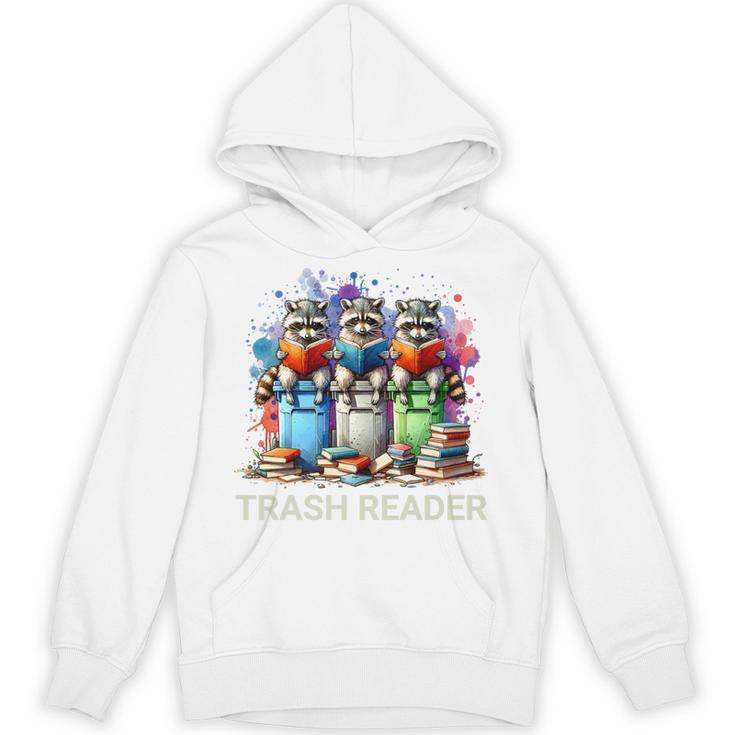 Racoons Trash Reader Book Lover Romantic Novels Premium Unisex Hoodie