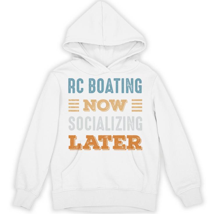 RC Boating Now Minimal Socializing Introvert Vintage Unisex Hoodie