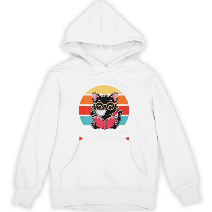 Read Books Drink Coffee Fight Evil Cat Premium Unisex Hoodie