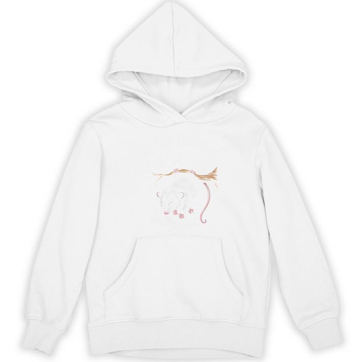 Read Books Be Weird Stay Feral Opossum Unisex Hoodie