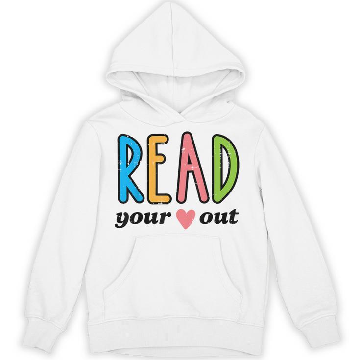 Read Your Heart Read Reading Librarian Book Across America Unisex Hoodie