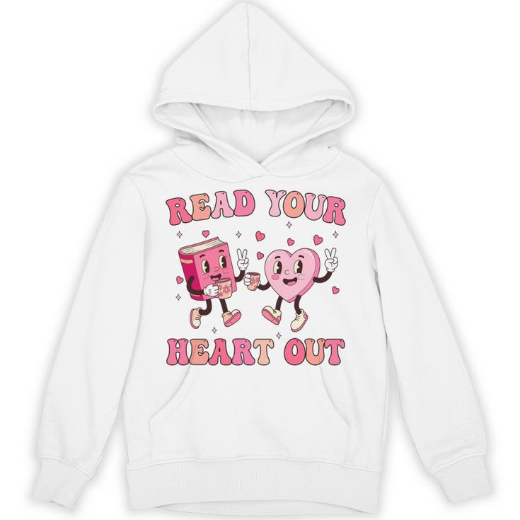 Read Your Heart Out Teacher Valentine Book Unisex Hoodie