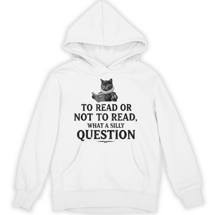 To Read Or Not To Read Book Lover Readers Bookworm Reading Unisex Hoodie