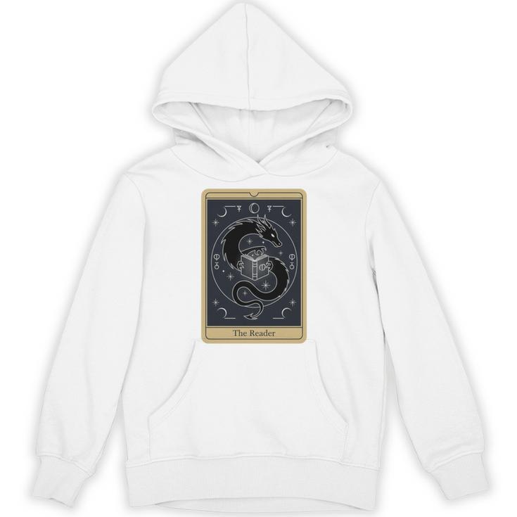 The Reader Tarot Card Mystic Dragon Book Magic Unisex Hoodie