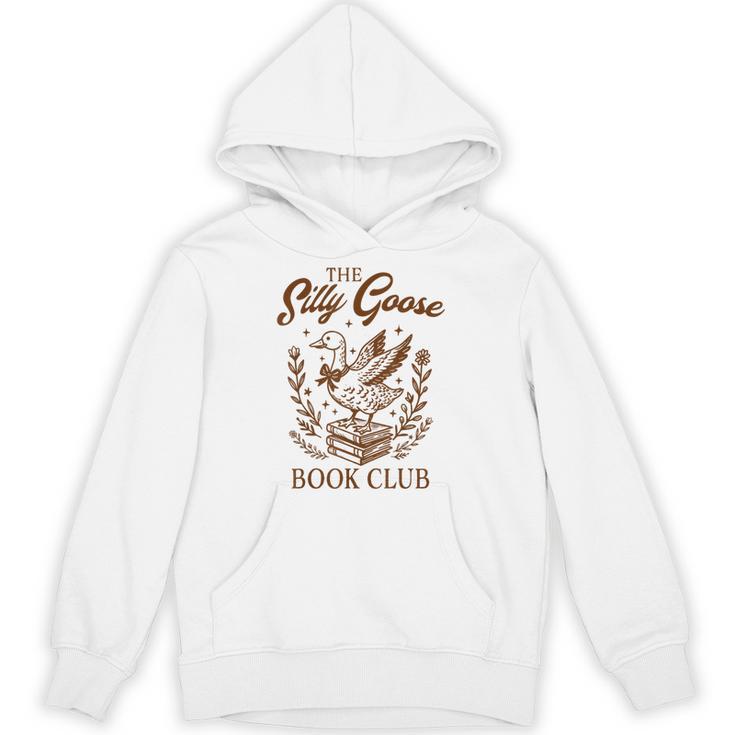Reading Book Lover Bookish Librarian Silly Goose Book Club Unisex Hoodie