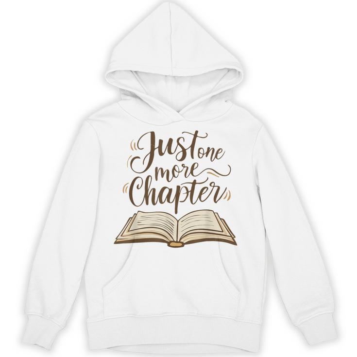 Reading Book Lover Club Librarian Just One More Chapter Unisex Hoodie
