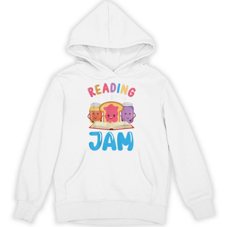 Reading Is My Jam I Love To Read Books Boy Girl Unisex Hoodie