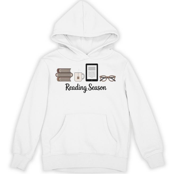 Reading Season Book Lover Librarian Cozy Bookworm Unisex Hoodie