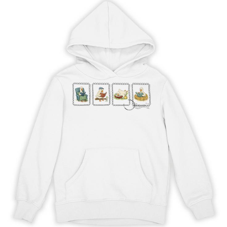Reading Silly Goose Teacher Bookish Librarian Book Lover Unisex Hoodie