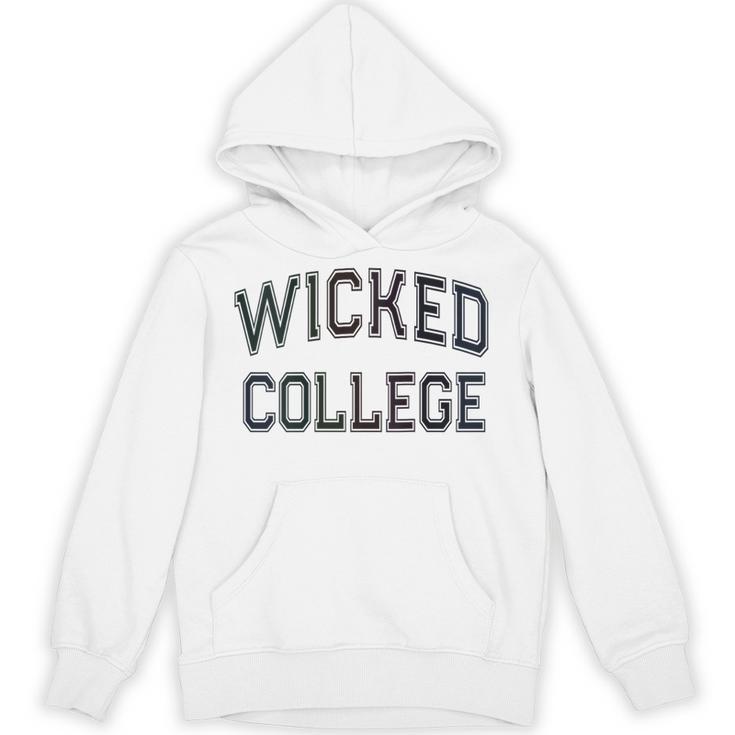Retro Anti Social WICKED COLLEGE Introvert Stay Away From Me Unisex Hoodie