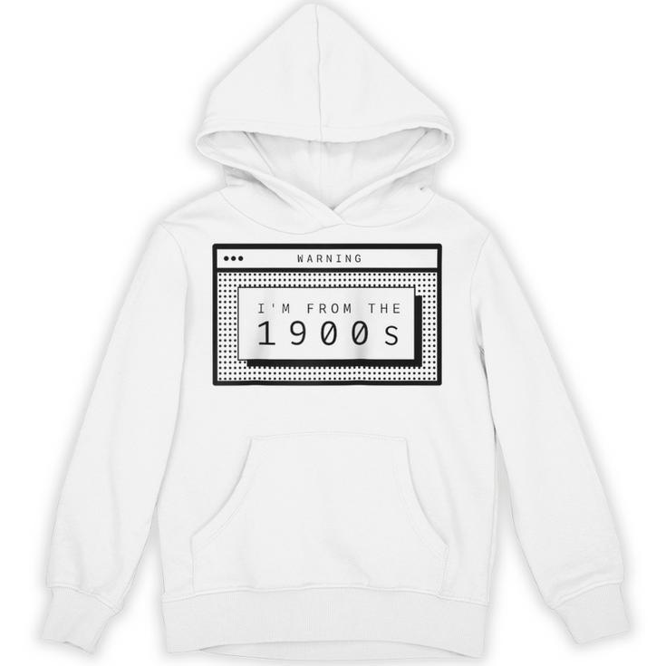 Retro Computer Screen I'm From The 1900s Birthday Raglan Baseball Tee Unisex Hoodie
