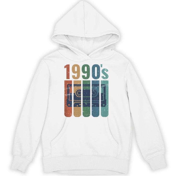 Retro Nineties Style Audio Tape Nostalgia Year 1990 Premium Tri-Blend Unisex Hoodie