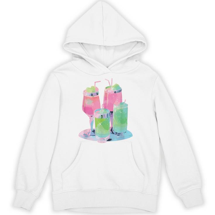 Retro Soft Drinks 80s 90s Nostalgia Cute Anime Aesthetic Tee Unisex Hoodie