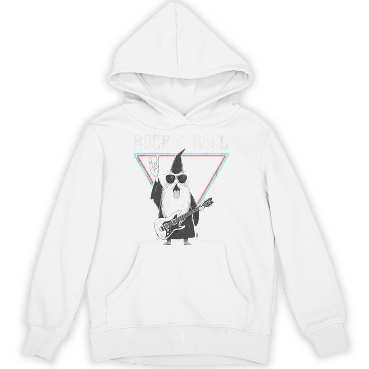 Rock & Roll Wizard Music Nostalgia Premium Tri-Blend Unisex Hoodie