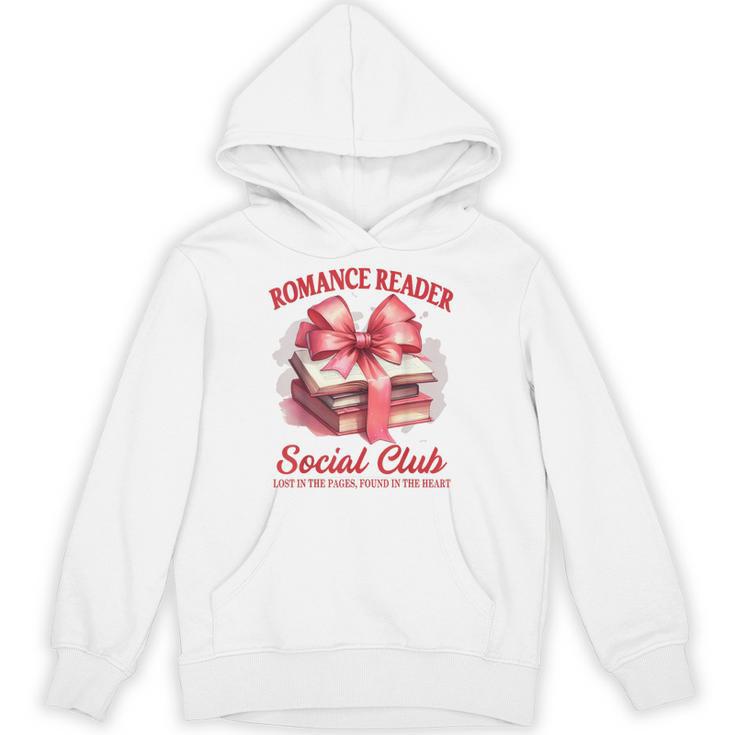 Romance Book Reading Bookish Romance Reader Social Club Unisex Hoodie