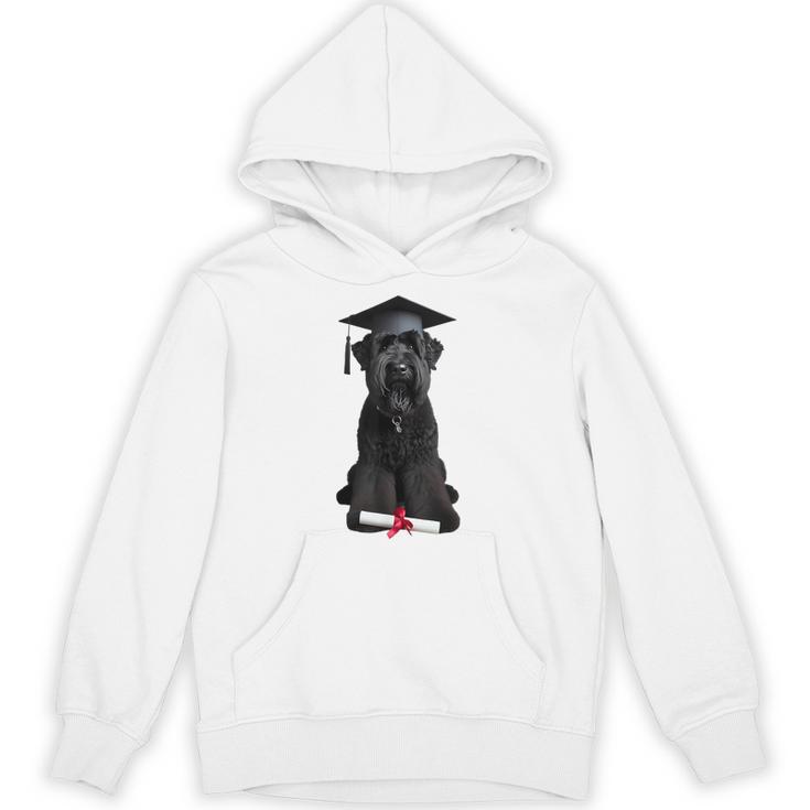 Russian Terrier Dog Graduation Cap Graduate Owner Grad Unisex Hoodie