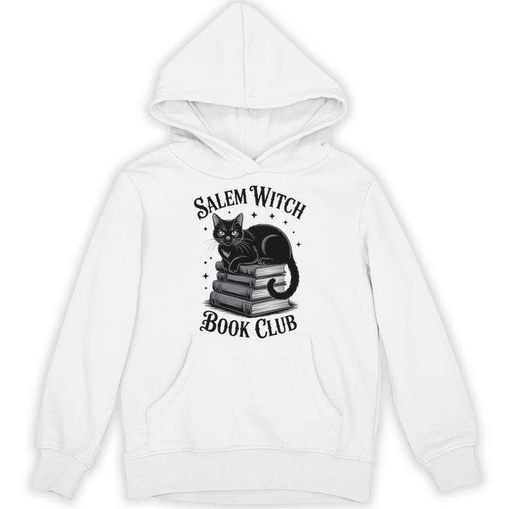 Salem Witch Book Club Bookish Halloween Cat Women Unisex Hoodie