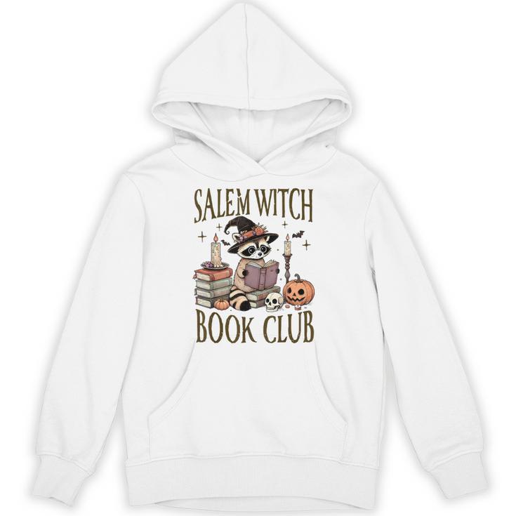 Salem Witch Book Club Raccoon Reading Unisex Hoodie