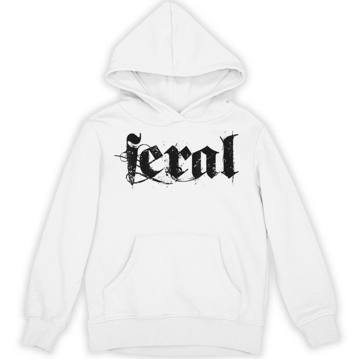 Sarcasm Women Introvert Wild Men Feral Unisex Hoodie