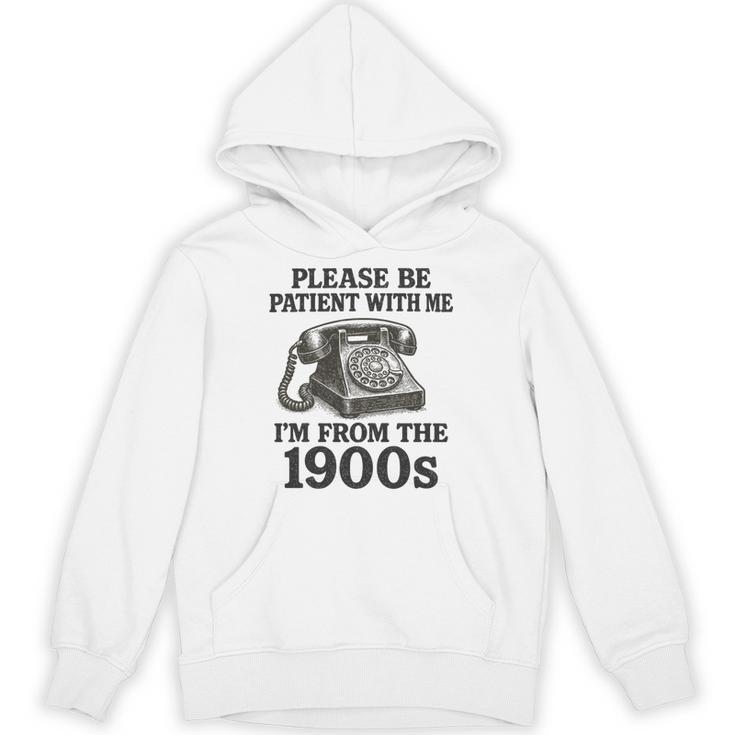 Sarcastic Please Be Patient I'm From The 1900s Premium Tri-Blend Unisex Hoodie