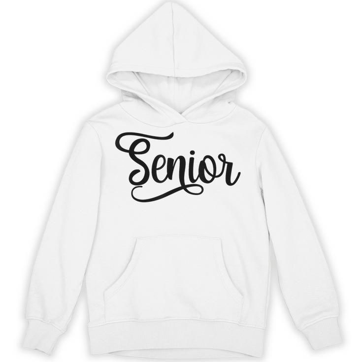 That Says Senior Cursive Script Graduation Unisex Hoodie