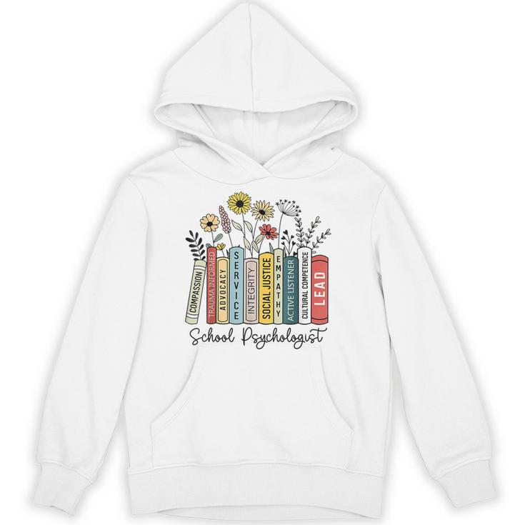 School Psychologist Book Psychology Teacher Appreciation Unisex Hoodie