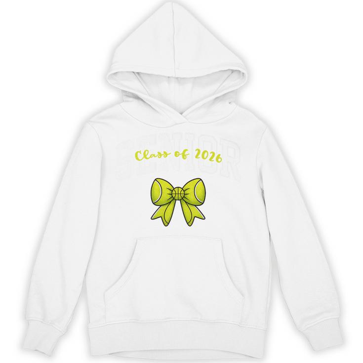 Senior Class Of 2026 Tennis Coquette Bow Graduation Premium Unisex Hoodie