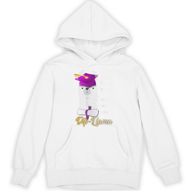 Senior Graduation 2020 Got My Dip-Llama Diploma Llama Pun Unisex Hoodie