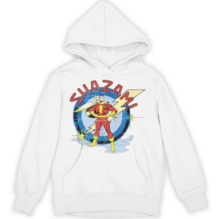 Shazam Comic Book Art Heroic Portrait Vintage Unisex Hoodie