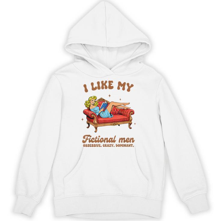 Smutty Book Lover I Like My Fictional Men Spicy Book Unisex Hoodie