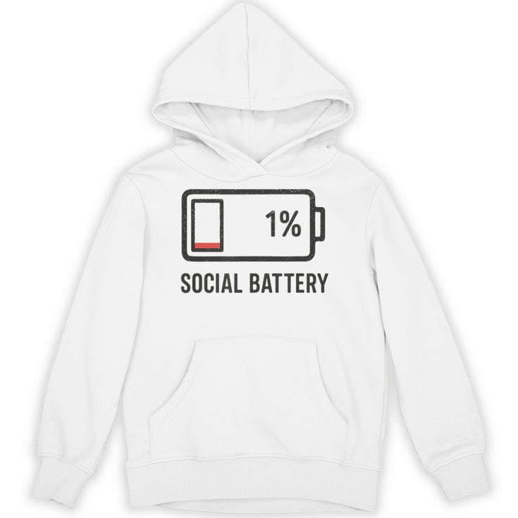 Social Battery 1 Shirt Introvert Anti Social Tee Gif Unisex Hoodie