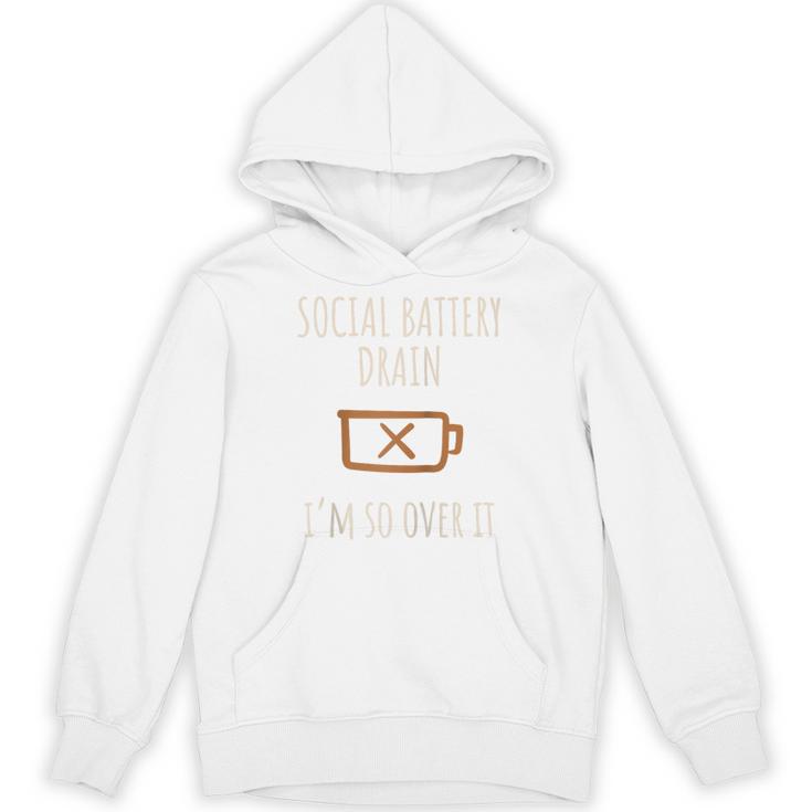 Social Battery Drain I'm So Over It Introvert Homebody Line Raglan Baseball Tee Unisex Hoodie