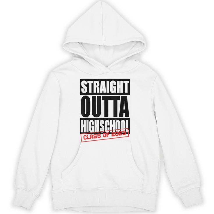 Straight Outta High School Class Of 2023 Graduation Unisex Hoodie