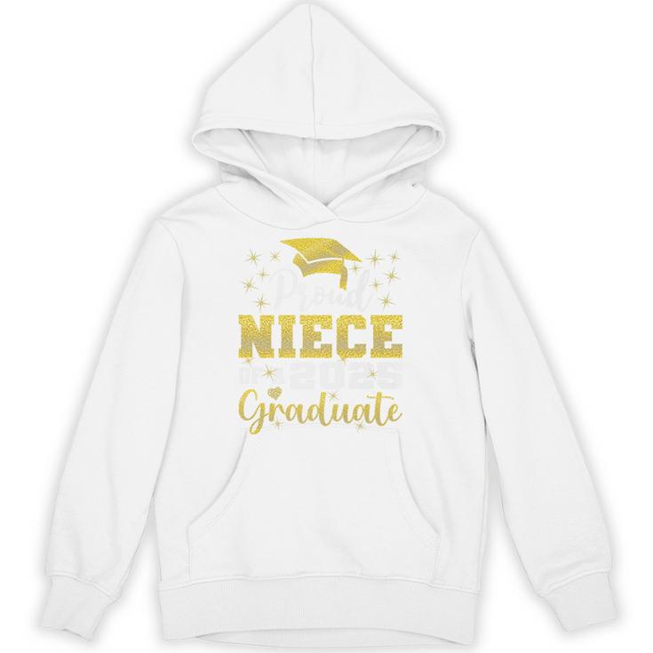 Super Proud Niece Of 2025 Graduate Senior Graduation Family Premium Unisex Hoodie