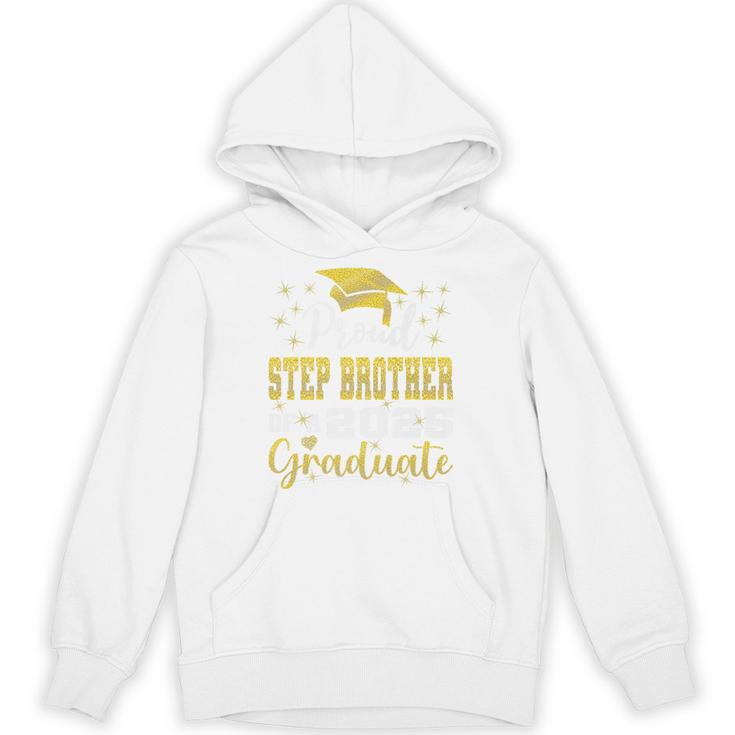Super Proud Step Brother Of 2025 Graduate Graduation Family Premium Unisex Hoodie