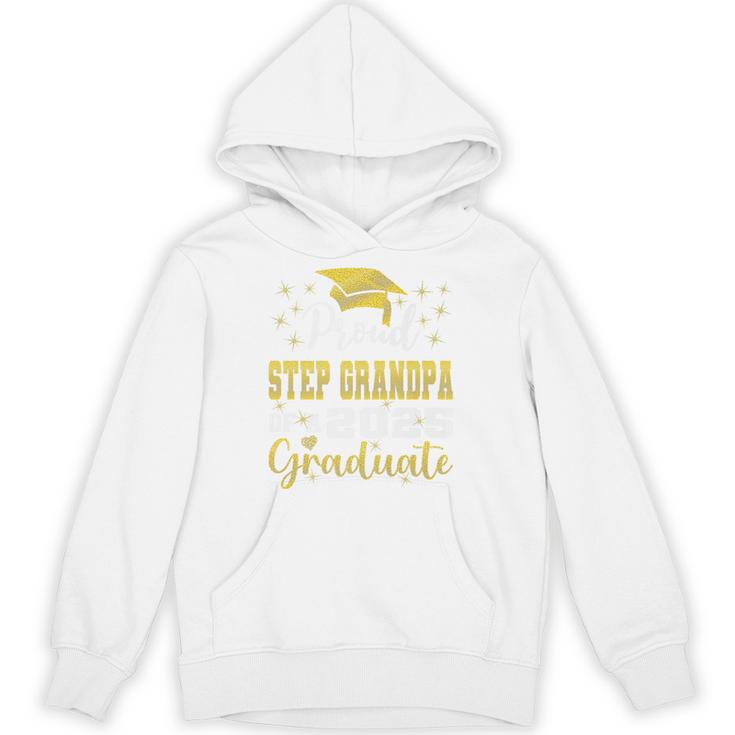Super Proud Step Grandpa Of 2025 Graduate Graduation Family Premium Unisex Hoodie