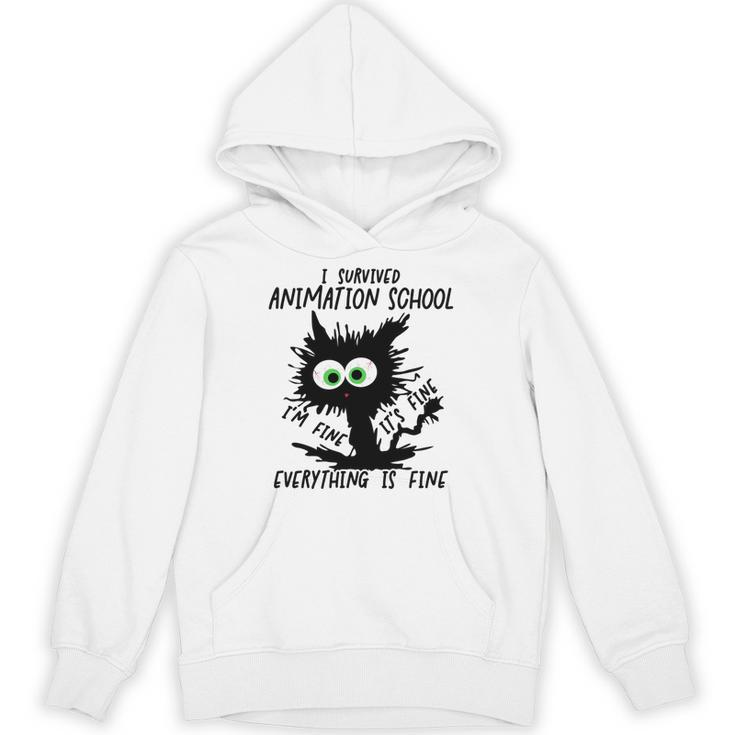 I Survived Animation School Graduation 2026 Unisex Hoodie