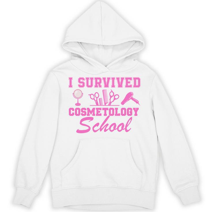 I Survived Cosmetology School Graduation Cosmetology Grad Unisex Hoodie