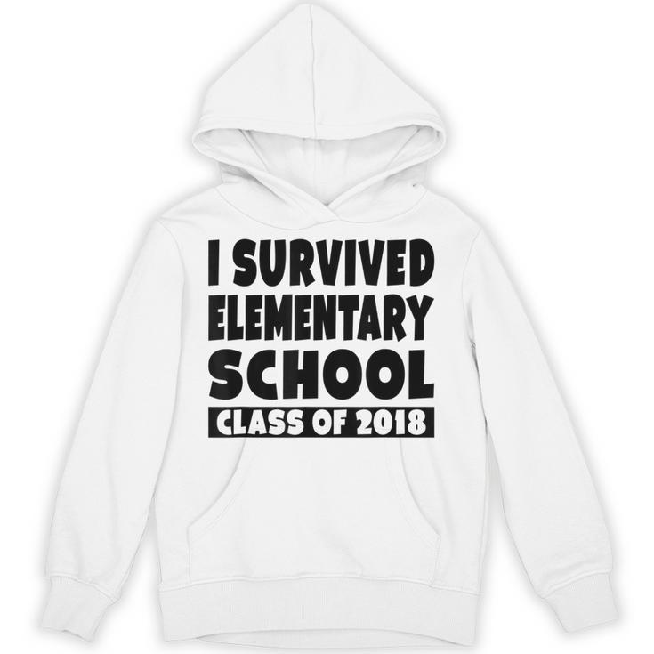 I Survived Elementary School Class Of 2018 Graduation Shirt Unisex Hoodie