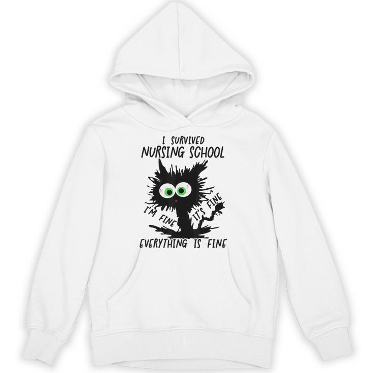 I Survived Nursing School Graduation 2026 Nurse School Grad Unisex Hoodie