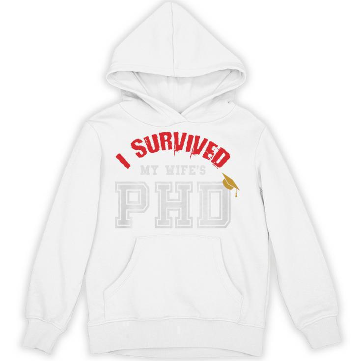 I Survived My Wife's PhD Graduation Slim Fit Shirt Unisex Hoodie