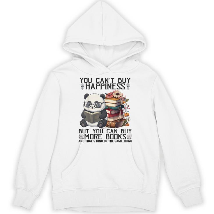 Teacher Bookworm Book Lover Panda Reading Book Librarian Tee Unisex Hoodie