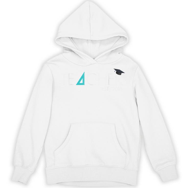 Teacher Established 2018 Shirt Graduation For Teachers Unisex Hoodie