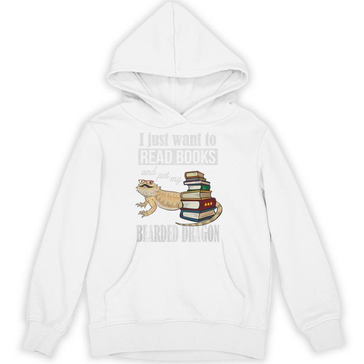 Tiny Dinosaur Read Books & Pet My Bearded Dragon Lover Premium Tri-Blend Unisex Hoodie