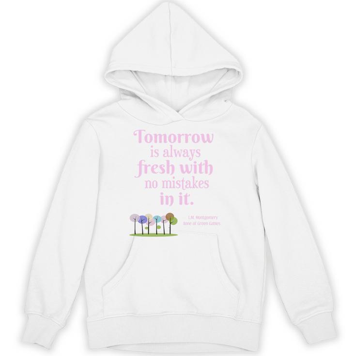 Tomorrow Is Fresh Anne Of Green Gables Book Quote Shirt Premium Tri-Blend Unisex Hoodie
