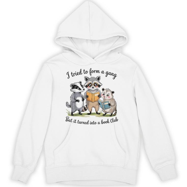 I Tried To Form A Gang But It Turned Into A Book-Club Reader Unisex Hoodie